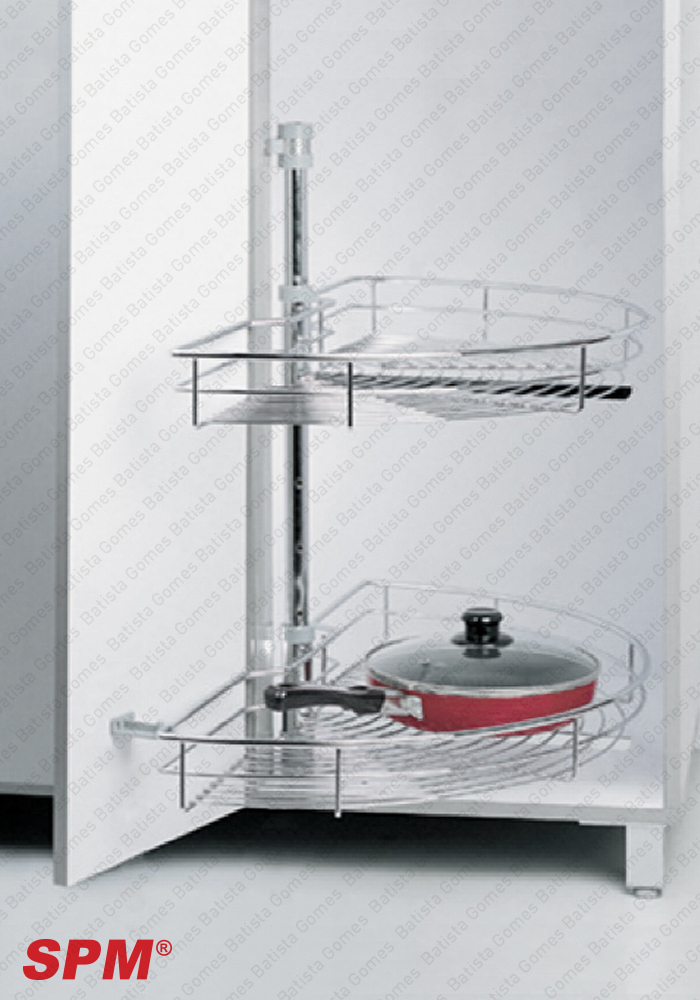 Prateleiras girat�rias 180� (2/4) - Meia lua